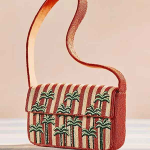 กระเป๋าสะพายไหล่ลายลูกปัดรูปสุนัข ปรับแต่งได้ งานฝีมืออินเดีย ทำด้วยมือทั้งหมด ปักลูกปัดคุณภาพพรีเมียม ดีไซน์หรูหราสำหรับผู้หญิง งานฝีมือช่างฝีมือสำหรับงานกลางคืน - Product Image 4