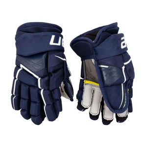 Gants de hockey sur glace jaunes pour adultes, en nylon durable, fermeture auto-agrippante, motif uni, équipement de protection - Product Image 6