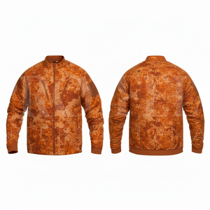Chaqueta Bomber con Diseño de Camuflaje, OEM ODM, Cortavientos de Moda para Exteriores, con Cierre Completo y Cuello Alto Informal - Product Image 4