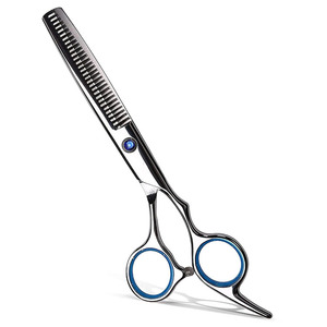 Ciseaux professionnels de coiffure en acier inoxydable de 5,5 pouces, de haute qualité, pour la coupe des cheveux, légers, fournitures de salon de coiffure - Product Image 1