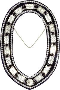 Collier de chaîne maçonnique 33D - Collier de chaîne du Rite écossais 33 degrés - Product Image 3