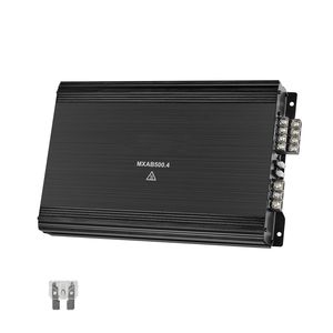 Amplificatore Audio per Auto a 4 Canali, Stabile a 2 Ohm, Bridgeabile, Classe A/B, Gamma Completa, Potenza 4 X 250W @ 4 Ohm o 4 X 500W @ 2 Ohm - Product Image 1