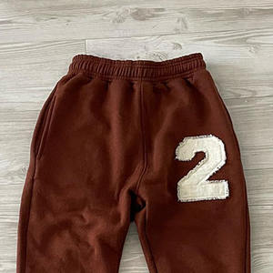 Survêtements personnalisés avec broderie et patchs usés, ensembles unisexes en coton 100% (hoodie et pantalon de survêtement) pour hommes - Product Image 6