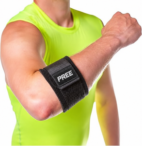 Sangle de soutien ajustable en néoprène pour le coude de joueur de pickleball, avec coussinet de compression moulé, pour le soutien des tendinites de l'avant-bras - Product Image 1
