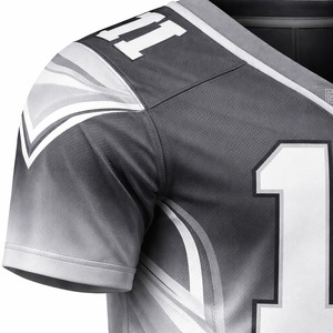 Nouveau modèle 2026 Maillot de football américain personnalisable Impression en gros Respirant 100% Polyester Maille Kits d'équipe d'été Service OEM - Product Image 3