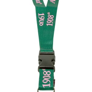 Green Pink Lanyard Strap ID Badge Holder Neck Keychain Rope Accessory <b>Printed</b> Pattern <b>Office</b> School Event Decoration Wear - Product Image 2