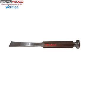 3 ciseaux à os en acier inoxydable 20 cm x 20 mm, ostéotomes plats, instruments chirurgicaux orthopédiques manuels, réutilisables, précision pour la coupe osseuse - Product Image 5