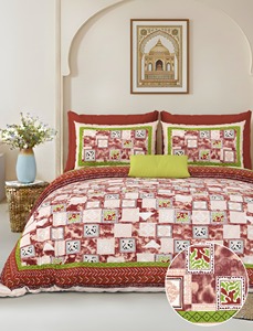 Juego de 3 Piezas de Lujo con Estampado Floral Simple, Resistente a la Decoloración, 100% Algodón, 300 Hilos, para Todas las Estaciones - Product Image 2