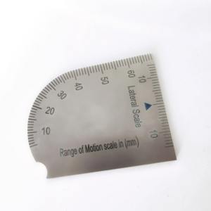 Calibrador de mordida dental de acero inoxidable, regla de medición de precisión para capacidad de apertura bucal - Product Image 2