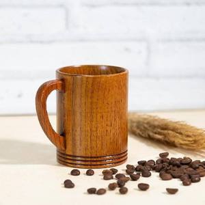 Taza de Café de Madera Artesanal TIMELESS CRAFT con Asa, Estilo Americano, Recuerdo, Colores y Logotipo Personalizados, Regalo Empresarial - Product Image 3