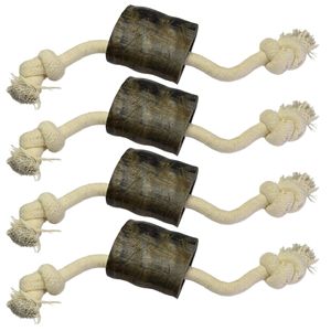Juguete Interactivo Resistente para Perros Tuffie Cut Rope, Ecológico, de Cuerno Natural, Estilo Animal, Duradero, para el Cuidado Dental - Product Image 5