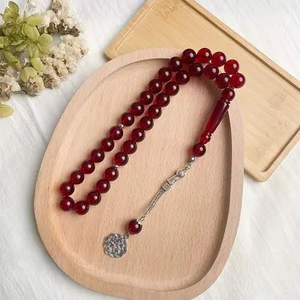 Tasbih islamique prêt à être expédié, perles de prière musulmanes, tasbih religieux en résine - Product Image 6