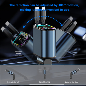 4-Trong-1 Xe Sạc Hiển Thị Kỹ Thuật Số Bầu Trời Đầy Sao Ánh Sáng 120W Đa-Chức Năng Nhanh Chóng Sạc Cá Nhân Tùy Biến Điện Pd - Product Image 4