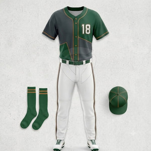 Tenue d'équipe de baseball 2026 pour hommes – Maillot et pantalon personnalisés, confortables et athlétiques avec tissu performant anti-humidité - Product Image 2