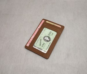 Trendy Leather ATM Debit Credit ID Document Metro Bus <b>Card</b> <b>Holders</b> Thin Clear Transparent Pocket Workplace Office Wallets Men's - Product Image 3