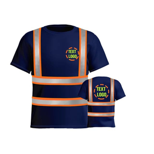 เสื้อกั๊กนิรภัยผู้ชายแบบมีโลโก้สั่งทำได้ มาตรฐาน ANSI Class 1 กันน้ำ มองเห็นได้ชัดเจน ชุดทำงานเพื่อความปลอดภัยบนท้องถนน ทนทาน - Product Image 1