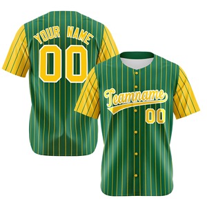 Camisetas de Béisbol Lisas con Impresión Personalizada al por Mayor, Camiseta de Béisbol Azul para Hombre, Sublimación, Precio Económico - Product Image 3