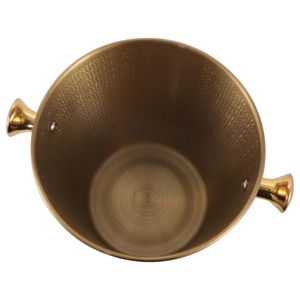 Cubo de hielo de acero inoxidable con tapa y colador, diseño moderno redondo, resistente al óxido, enfriador de bebidas para fiestas - Product Image 3