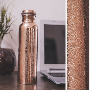 Botella de Hidratación Portátil Reutilizable de Lujo Copper Heritage para Cafetería y Cócteles - Product Image 4