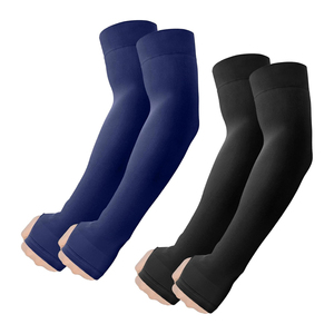 Nuevas Mangas Protectoras de Poliéster Sólido de Alta Calidad UPF50+ Largas para Protección Solar para Mujer en Negro, Rojo, Blanco y Gris - Product Image 3