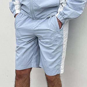 Shorts d'été décontractés pour hommes en toile, taille élastique, séchage rapide, respirants, pour activités de plein air, gym, course à pied, entraînement – Fournisseur d'usine - Product Image 5