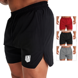 Shorts de course légers pour hommes, séchage rapide, entraînement en salle de sport, shorts de sport athlétiques avec taille élastique et poches latérales - Product Image 1