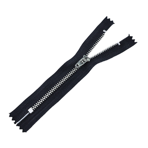Haute Qualité 4 #   Fermeture éclair en acier inoxydable, fermeture éclair sur mesure, fermeture éclair en métal - Product Image 1