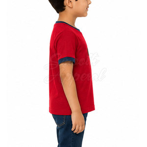 เสื้อยืดเด็กผ้าฝ้าย 100% ซักแล้ว ใส่สบาย ดีไซน์ทันสมัย แขนสั้น เหมาะสำหรับใส่ไปโรงเรียนและใส่ในชีวิตประจำวัน คุณภาพพรีเมียม - Product Image 6