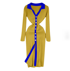 Vestido Polo Minimalista para Mujer - Vestido Casual de Verano Ajustado - Ropa Moderna de Algodón Piqué de Manga Corta para Mujer - Product Image 2