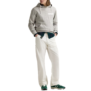 Sweat à capuche graphique pour homme en mélange de coton et polaire, coupe décontractée, imprimé personnalisé, fabricant OEM ODM de marque privée haut de gamme - Product Image 4