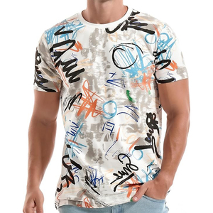 Oversized Heavy Cotton Plain T <b>Shirt</b> Men 300GSM Streetwear Printed Soft Fabric Tees - Product Image 4