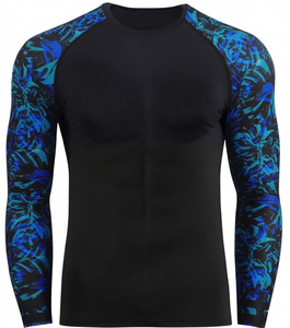 Camiseta de Compresión de Alta Calidad 2026 al por Mayor, Transpirable, con Protección UV, Impresión Personalizada para Correr y Fitness - Product Image 6
