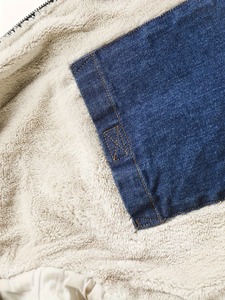 Most Comfortable Custom Color Men Denim <b>Jackets</b> For Sale Good Quality Zipper Closure Winter Casual Thick Sherpa Lining - Product Image 5