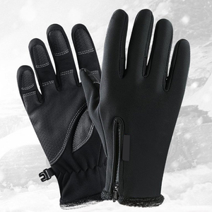 Gants thermiques d'hiver à écran tactile, coupe-vent, résistants à l'eau, doublés de polaire, pour la randonnée, le cyclisme, la course à pied - Product Image 6