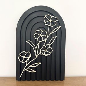 Handmade Wooden <b>Leaf</b> <b>Wall</b> Art Sign <b>Decor</b> - Product Image 3