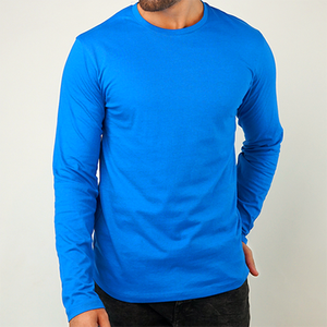 เสื้อยืดแขนยาวผู้ชายรุ่นใหม่ ทรงเข้ารูป เนื้อผ้านุ่ม ระบายอากาศได้ดี ผ้าฝ้ายสไตล์วินเทจ ลำลอง สตรีทแวร์ แฟชั่น ใช้ได้ทั้งออกกำลังกายและกิจกรรมกลางแจ้ง - Product Image 6