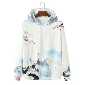 Wholesale <b>Thick</b> Cotton Fleece Sublimated <b>Hoodies</b> for <b>Men</b> Custom Logo Best Quality Printing Winter Season 2026 - Product Image 1