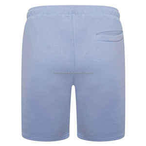 Camiseta y pantalones cortos de punto transpirables de conjunto doble informal de verano para hombre personalizado con patrón sólido y diseño de logotipo personalizado - Product Image 3