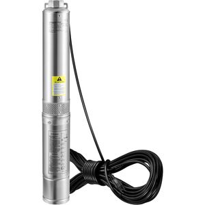 Bomba Sumergible para Pozos Profundos de 2HP/1500W 230V/60Hz para Riego Agrícola, Flujo de 37GPM, Altura de Elevación de 427 pies, Cable Eléctrico de 33 pies, Acero Inoxidable de 4 Pulgadas - Product Image 6