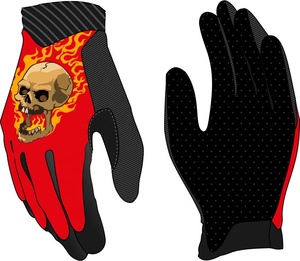 Gants de vélo x hautes Performance pour hommes, vêtement de course, léger, confortable, pour Motocross, BMX, vtt, - Product Image 2
