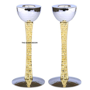 Candelabro de Metal de Aluminio con Diseño de Asta de Ciervo Rústico, Ideal para Decoración Navideña en Cabañas y Casas de Campo - Product Image 6