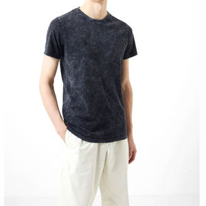 Camisetas de Hombre con Hombros Caídos, Talla Personalizada, 100% Algodón, Cuello Redondo, Corte Regular de Lujo, Transpirables, Ecológicas, Antiarrugas, con OEM - Product Image 5