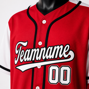 Maillot de baseball à six boutons, marque privée, avec impression en relief, pour les détaillants de vêtements de sport - Product Image 5
