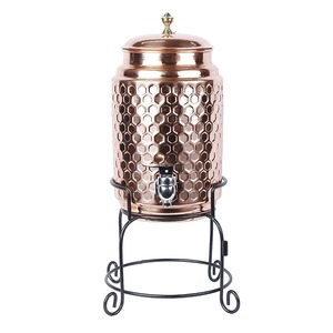 Tradition Choice Copper Water Dispenser Cultural Design Copper Water Dispenser Solid Color Use Copper Water Dispenser - Product Image 2