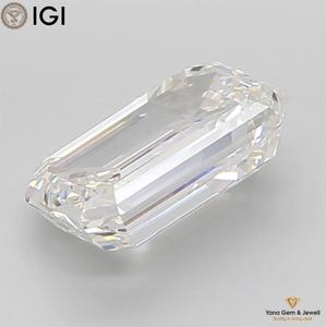 Diamante Cultivado en Laboratorio CVD, Corte Esmeralda, 4.00 Quilates, con Certificado IGI, Ideal para Anillo Solitario, Color F, Claridad VVS1 - Product Image 6