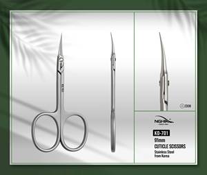 Precio de fábrica al por mayor Tijeras de manicura KD. 701 Pinzas para uñas para cutículas Fabricante líder vietnamita Nghia Beauty Straight - Product Image 6
