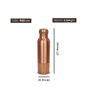 Elegante Botella de Cobre de Diseño con Acabado Brillante, Perfecta para un Estilo de Vida Moderno, Hidratación Saludable y Opción de Regalo Premium - Product Image 2