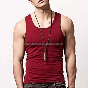 เสื้อกล้ามผู้ชายแบบสปอร์ต ผ้าฝ้าย 100% แบบสั่งทำพิเศษ เนื้อผ้าหนาพิเศษ ระบายอากาศได้ดี พิมพ์โลโก้ตามแบบที่ต้องการ - Product Image 1