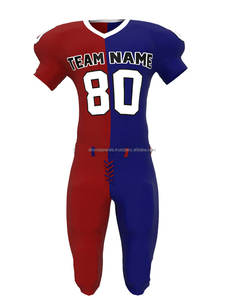 High Quality Stock <b>Embroidered</b> Stitched Oversize Rugby Uniform Black Breathable American Football Jersey Uniform - Product Image 2