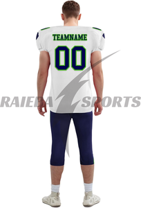 Uniforme de Fútbol Americano Sublimado de Diseño Personalizado, Tela Elástica en Cuatro Direcciones de Primera Calidad que Absorbe el Sudor, Ropa Deportiva para Equipos de Fútbol Americano - Product Image 2